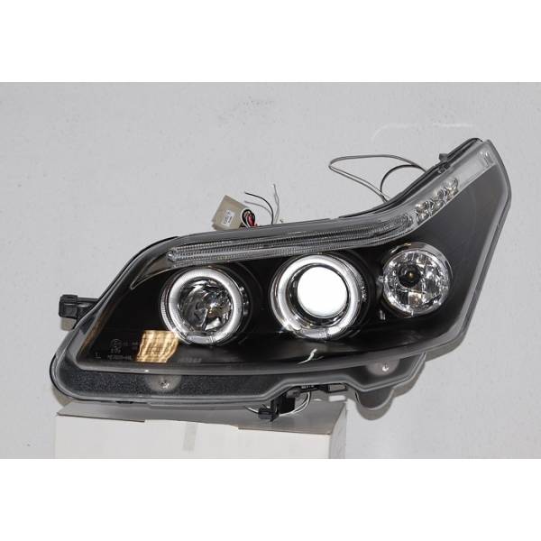 HEADLIGHTS ANGEL EYES BLACK CITROËN C4