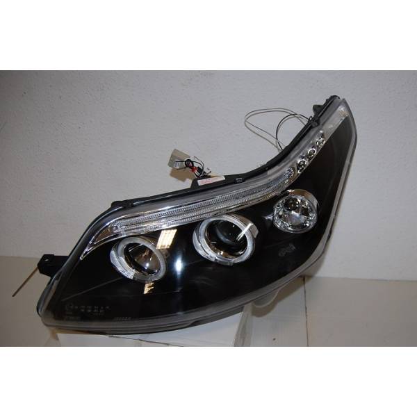 HEADLIGHTS ANGEL EYES BLACK CITROËN C4