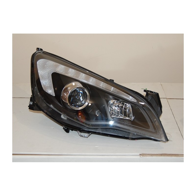 SET OF HEADLAMPS DAY LIGHT OPEL ASTRA J DRL BLACK