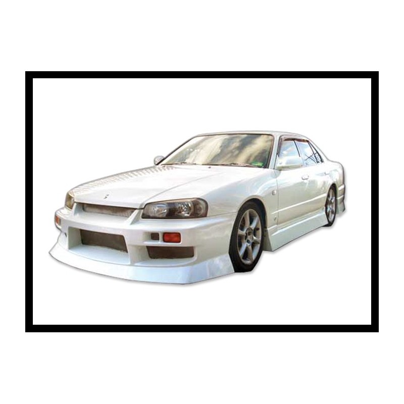 FRONTSTOßSTANGE FRONTSCHÜRZE NISSAN SKYLINE COUPE, R34 GTS TYPE 4-DOOR