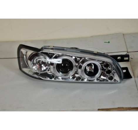 FAROS DELANTEROS OJOS DE ANGEL SUBARU IMPREZA '92