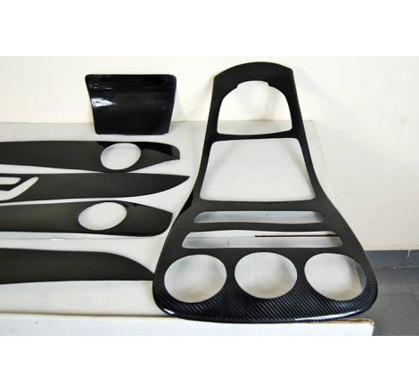 CARBON FIBRE INSIDE KIT MERCEDES W205 2014-2018 4 Doors / Coupe 6 PIECES