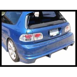 Rear Bumper Honda Civic 1992-1995, Racing Type Without Plate Hole