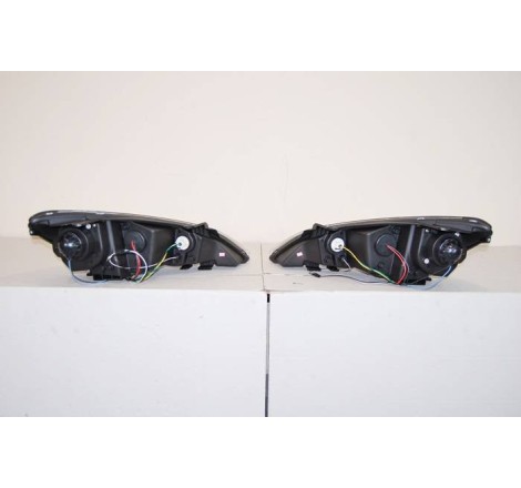 Faros delanteros Hyundai Genesis 2p, Black, Luz de dia