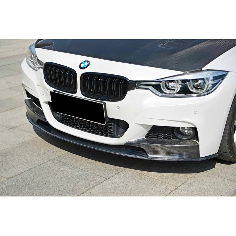 SPOILER ANTERIORE BMW F30 MTECH LOOK PERFORMANCE CARBONIO