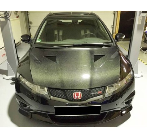 Capot Carbone Honda Civic '06 Type R Mugen