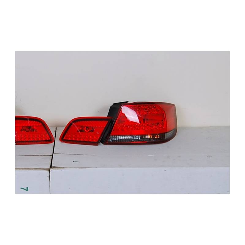 Set Of Rear Tail Lights BMW E92 20062009 Led Red/Smoked Eurolineas Personales