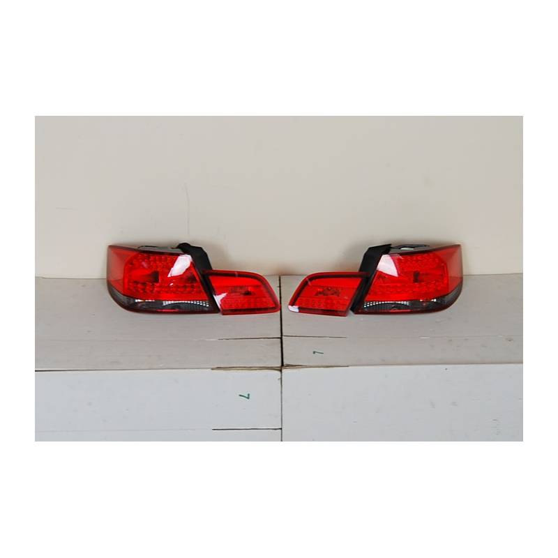 Set Of Rear Tail Lights BMW E92 20062009 Led Red/Smoked Eurolineas Personales