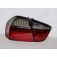SET OF REAR TAIL LIGHTS BMW E90 2005 4-DOOR LED RED/SMOKED