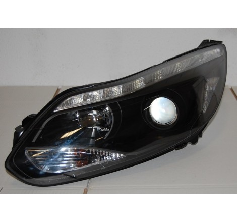 Set Of Headlamps Day Light Ford Focus 2011-2014, Blinker Led, Black