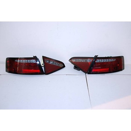 PILOTES ARRIÈRES AUDI A5 2-4P 07-09 LED RED/SMOKED CARDNA CLIGNOTANT LED