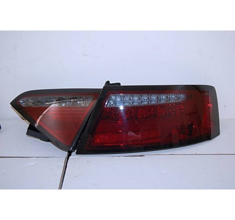 PILOTES ARRIÈRES AUDI A5 2-4P 07-09 LED RED/SMOKED CARDNA CLIGNOTANT LED