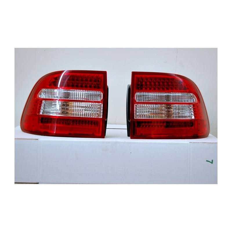 Set Of Rear Tail Lights Porsche Cayenne 20032007 Led Red Eurolineas