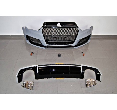 STOßSTANGENSET BODYKIT AUDI A3 V8 13-15 4 doors LOOK RS3