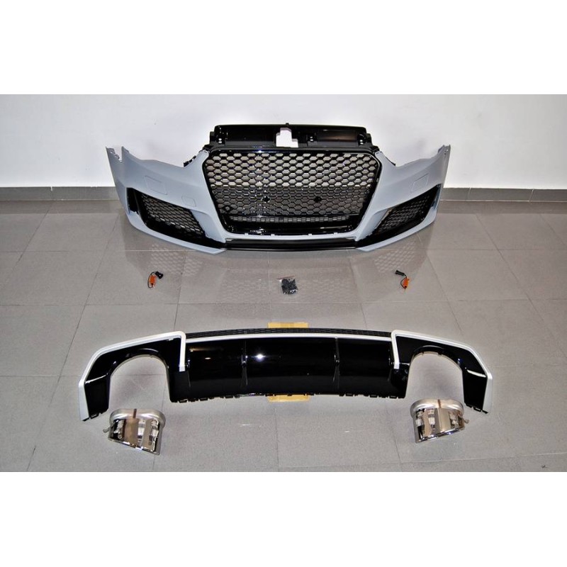 STOßSTANGENSET BODYKIT AUDI A3 V8 13-15 4 doors LOOK RS3