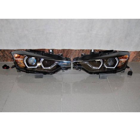 Fanali Day Light De Dia BMW F30 / F31 Xenon DRL Black