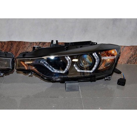 Phare Avant Lumière De Jour BMW F30 / F31 Xenon DRL Noir