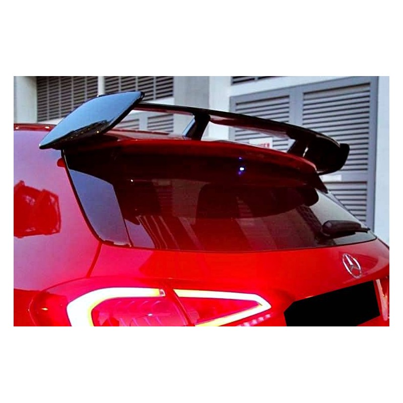 HECKLIPPE SPOILER HECKSPOILER KOFFERRAUM LIPPE MERCEDES W177 LOOK AMG Glossy Black