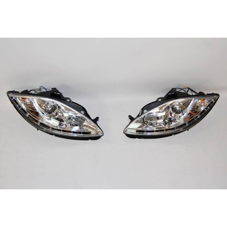 Set Of Headlamps Day Light Seat Leon 2009-2012