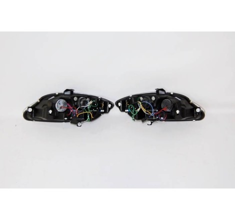 Set Of Headlamps Day Light Seat Leon 2009-2012