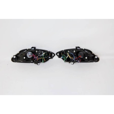 Set Of Headlamps Day Light Seat Leon 2009-2012