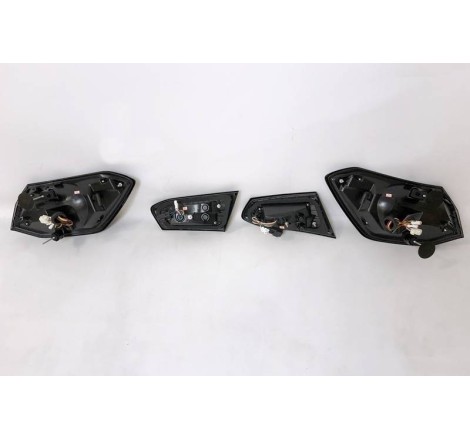 Pilotos traseros Ford Focus MK4 2018 Led sequential flashing Black/Smoked