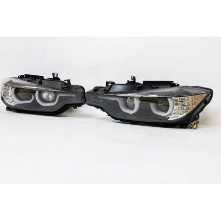 Faros delanteros luz de dia BMW F30 / F31 12-15 Xenon DRL black