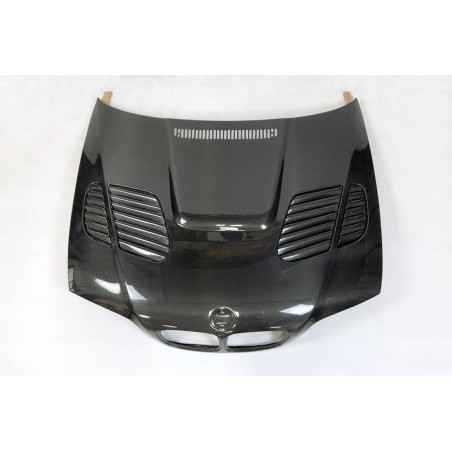 Carbon Fibre Bonnet BMW E46 98-01 2 Door Look M3 GTR