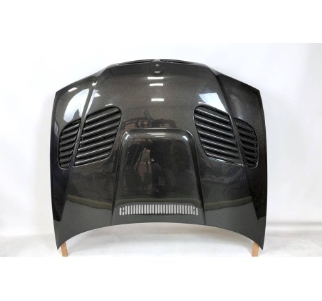 Carbon Fibre Bonnet BMW E46 98-01 2 Door Look M3 GTR