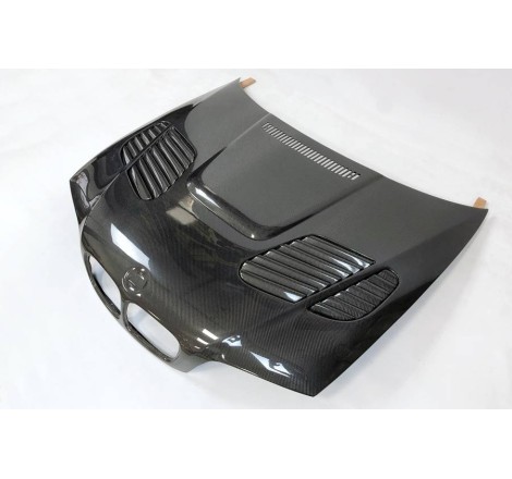 Carbon Fibre Bonnet BMW E46 98-01 2 Door Look M3 GTR