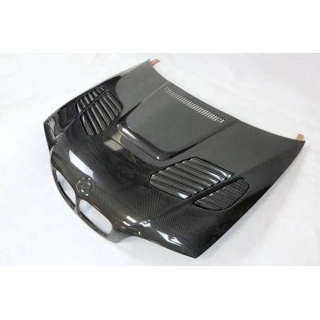 Carbon Fibre Bonnet BMW E46 98-01 2 Door Look M3 GTR