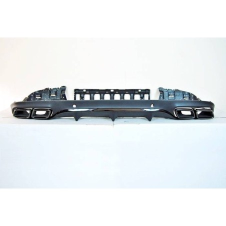 DIFUSOR TRASERO MERCEDES W205 2014-2018 COUPE AMG LOOK C63 BLACK ABS