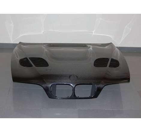 Carbon Fibre Bonnet BMW E39 95-03, With Air Intake Look GTR
