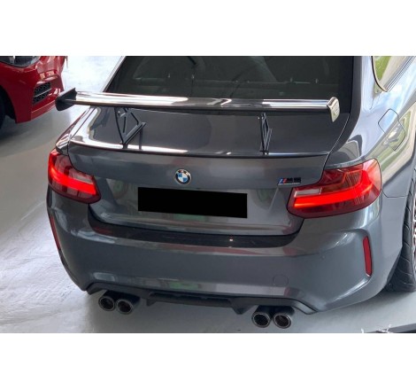HECKLIPPE SPOILER HECKSPOILER KOFFERRAUM LIPPE BMW F22/F87 Look M2CS CARBON FIBRE