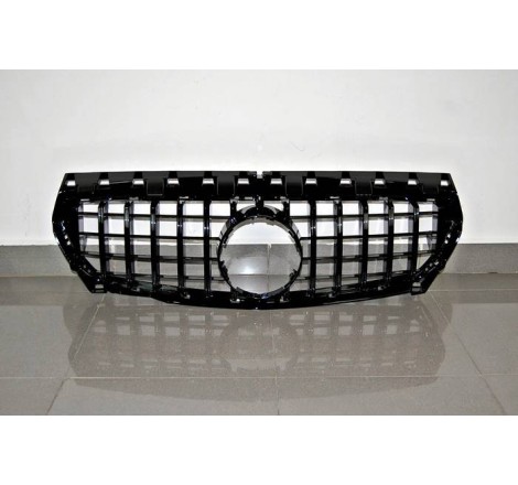 Front Grill Mercedes W117 CLA 2013-2019 Look GTR FULL BLACK