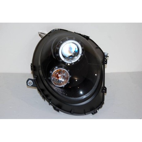 Fanali Anteriori Angel Eyes Mini Cooper R55 / R56 / R57 2006-2010 R56 Black