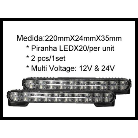 Pair Of Led Lamps, Daylight Function II