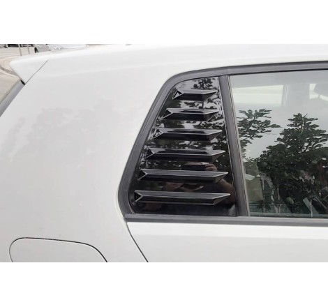 Cover windows Volkswagen Golf 7 / 7.5 5 Doors Glossy Black