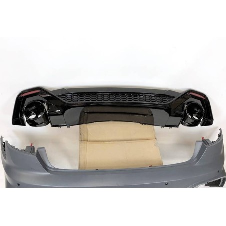 HECKSTOßSTANGE HECKSCHÜRZE Audi A4 2020+ Look RS4