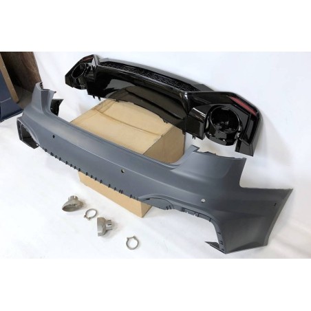 HECKSTOßSTANGE HECKSCHÜRZE Audi A4 2020+ Look RS4