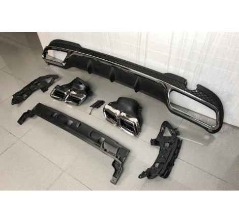 DIFUSOR TRASERO Mercedes W212 2014-2015 Look AMG E63