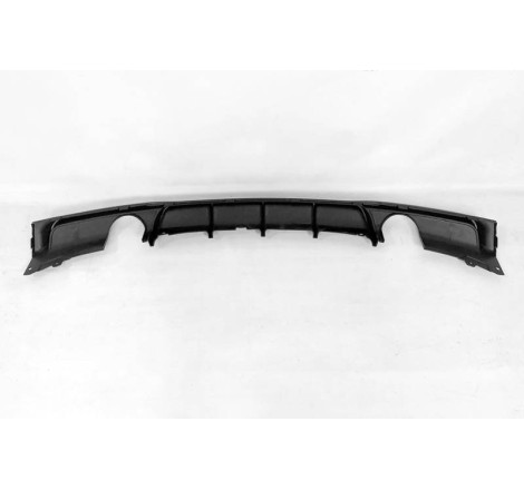 Difusor Trasero BMW F30 / F31 Look M Performance 2 Salidas Brillante Negro