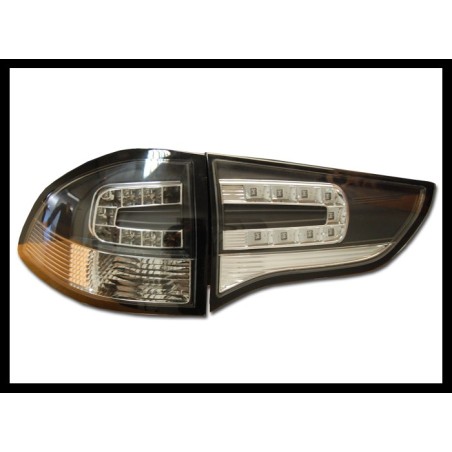 Set Of Rear Tail Lights Mitsubishi Montero Sport 2009 Led Black