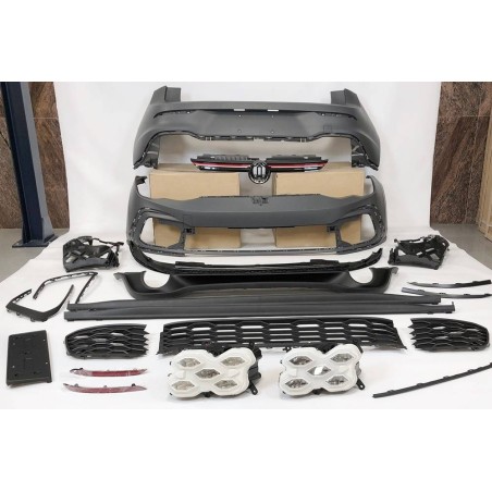 Body Kit Volkswagen Golf 8 2019-2023 3/5D Look GTI 2 Exhaust