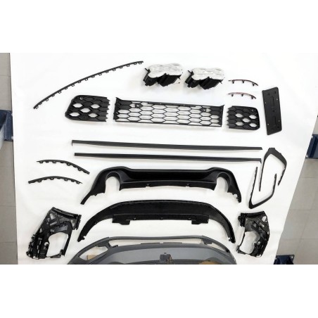 STOßSTANGENSET BODYKIT VOLKSWAGEN GOLF 8 2019-2023 3/5D Look GTI 2 EXHAUST