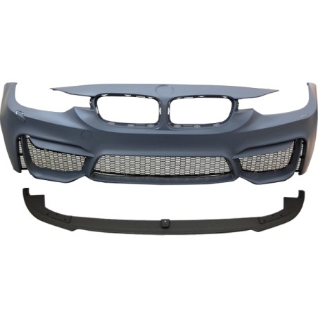 Front Bumper BMW F30-F31 Look M4 Lip Spoiler ABS