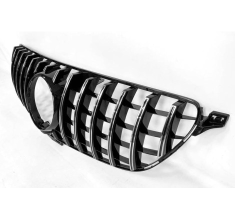 Front Grill Mercedes C292 2014-2018 Look GT Full Black Camera