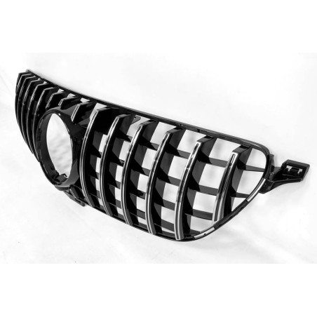 Front Grill Mercedes C292 2014-2018 Look GT Full Black Camera