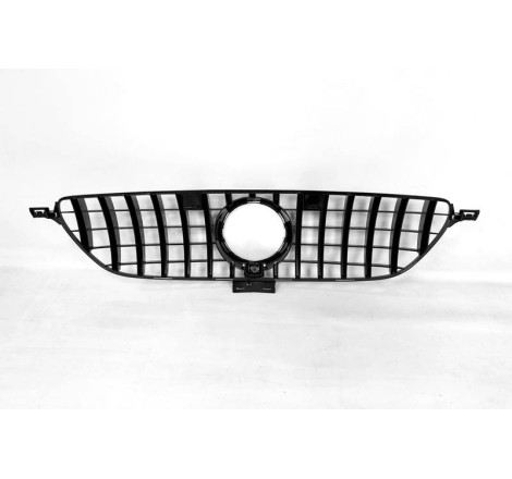 Front Grill Mercedes C292 2014-2018 Look GT Full Black Camera