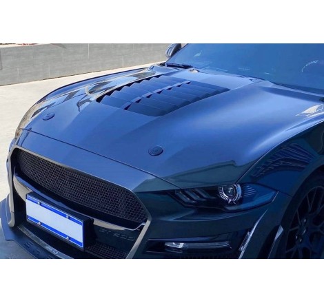 Bonnet Ford Mustang Look GT500 18-22  Aluminum
